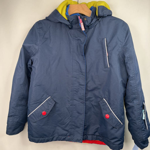 Size 9-10: Boden Navy Blue Zip-Up Winter Coat
