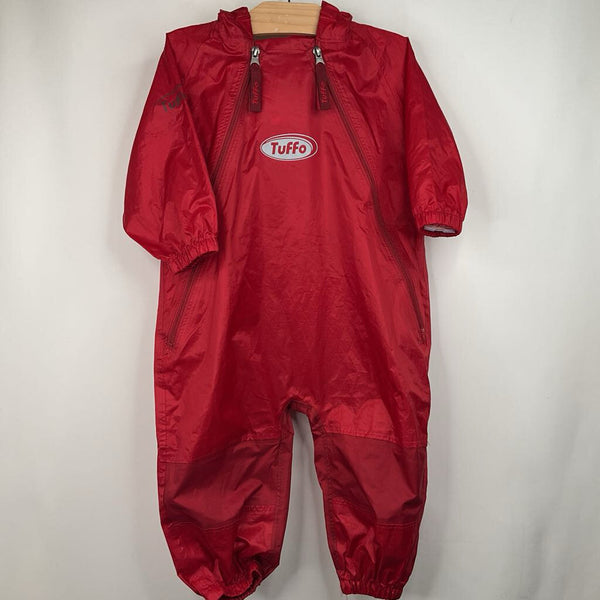 Size 18m: Tuffo Red Muddy Buddy Rain Suit