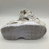 Size 8: Nike White/Creme Slip-On Sneakers