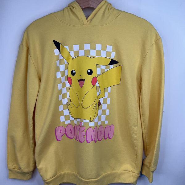Size 14-16: Pokemon Yellow Pikachu Print Hoodie