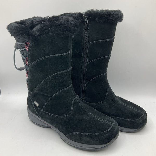 Size 6Y: Merrell Black Toggle Strap Snow Boots