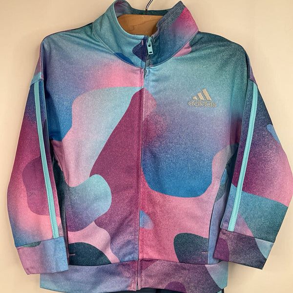 Size 3: Adidas Blue/Purple Patterned 2pc Track Set -NEW W/Tag