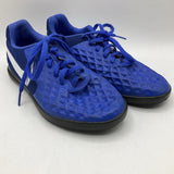 Size 4.5Y: Nike Blue Lace-Up Indoor Soccer Cleats