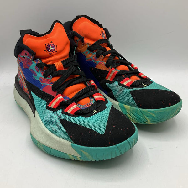 Size 5Y: Nike Colorful Lace-Up Air Jordan Sneakers