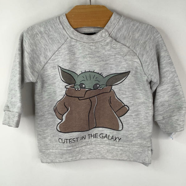Size 6-9m Star Wars Yoda Sweatshirt
