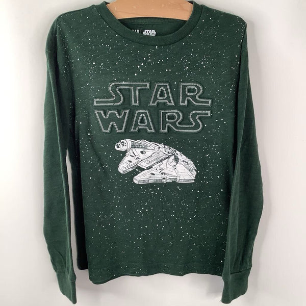 Size 6-7: Gap Forest Green Star Wars Long Sleeve Shirt
