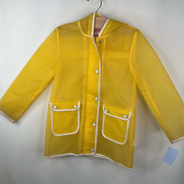 Size 5: Hunter Yellow Hooded Raincoat