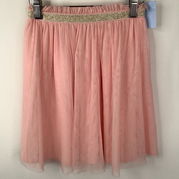 Size 4 (100): Hanna Andersson Pink Tulle Overlay Skirt