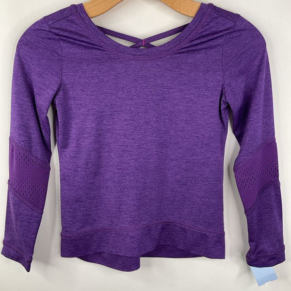 Size 8-10: Reebok Purple Athletic Long Sleeve Shirt