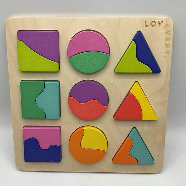 Lovevery Land & Sky Two-Part Wooden Puzzle Board
