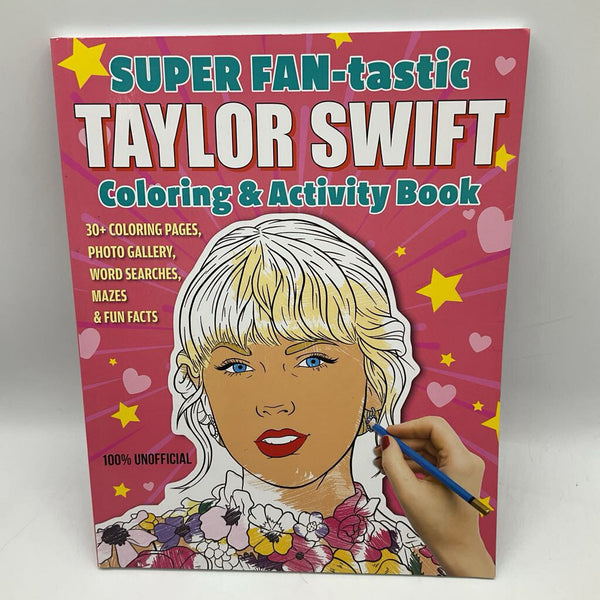 Super Fantastic Taylor Swift Coloring & Activity Book (paperback)