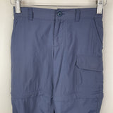 Size 7-8: Columbia Blue Knee Zip Cargo Pants