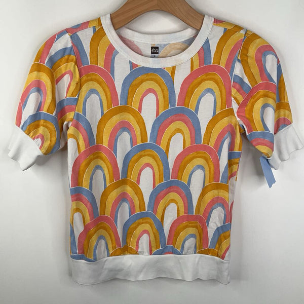 Size 8: Tea Colorful Rainbow Print T-Shirt