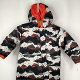 Size 18-24m: Columbia Back/White/Orange Down Fleece Lined Bunting