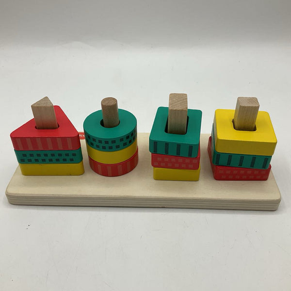 Fisher Price Wooden Geo Stacker