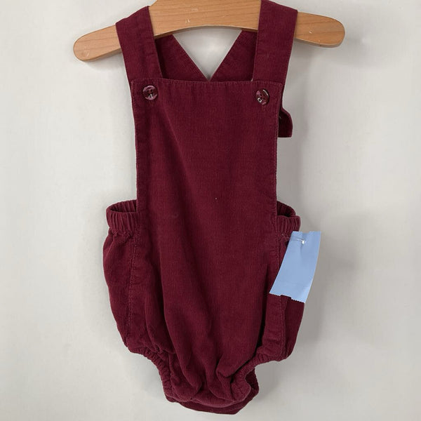 Size 6-12m: Old Navy Burgundy Corduroy Overalls