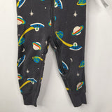 Size 12-18m (75): Hanna Andersson Black Space Ship Alien 1pc PJs