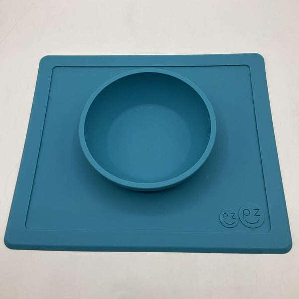EzPz Blue Silicone Bowl Mat
