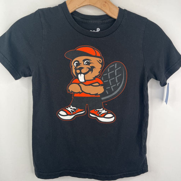 Size 7: Black Beavers T-Shirt