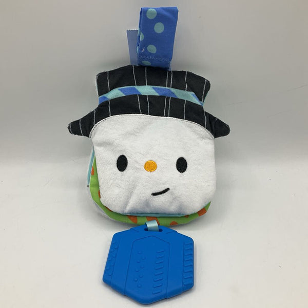 Snowman Plush Sensory Teething Book