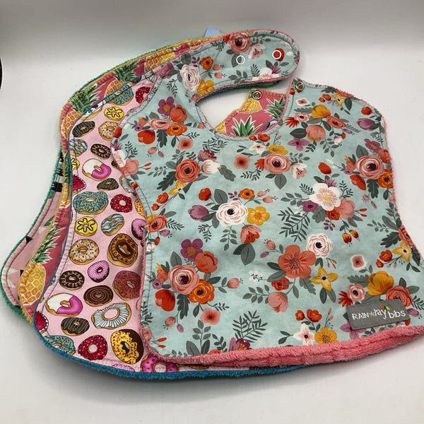 Rainyday Colorful Cloth 4pc Bibs