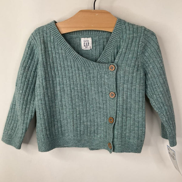 Size 6-12m: Gap Blue Knitted Button-Up Cardigan