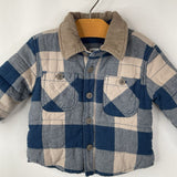 Size 6-12m: Gap Blue/Creme Checkered Button-Up Coat