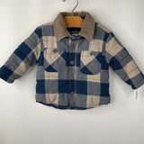 Size 6-12m: Gap Blue/Creme Checkered Button-Up Coat