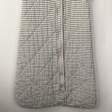 Size M: Little Unicorn Creme/Grey Striped Sleepsack