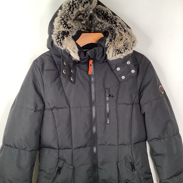 Size S: Nautica Black Puffer Winter Coat