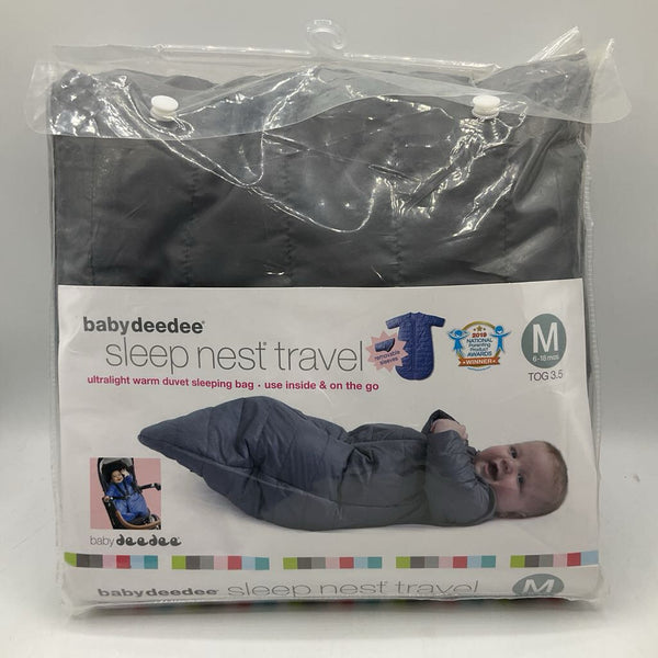 Size M: Baby Deedee Grey Sleep Nest Travel Sleepsack
