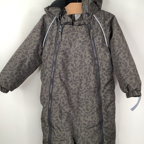 Size 12-18m: VRS Mini Brown/Blue Spotted Snow Suit