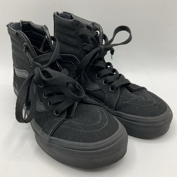 Size 13.5: Vans Black Zip/Lace-Up Sneakers