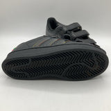 Size 13: Adidas Black Velcro Strap Sneakers