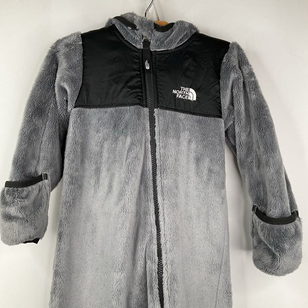 Size 18-24m: The North Face Grey Fleece Zip Up Bunting