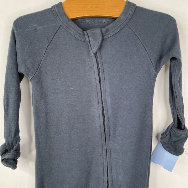 Size 3-6m: Goumi Grey Zip Up 1pc PJs