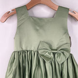 Size 8: Green Tank Bow Dress