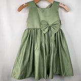 Size 7: Green Tank Bow Dress