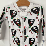 Size 12-18m (75): Hanna Andersson White Penguin Holiday 1pc PJs