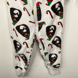 Size 12-18m (75): Hanna Andersson White Penguin Holiday 1pc PJs