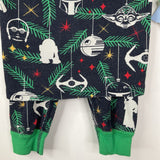 Size 12-18m (75): Hanna Andersson Navy Star Wars Holiday 2pc PJs