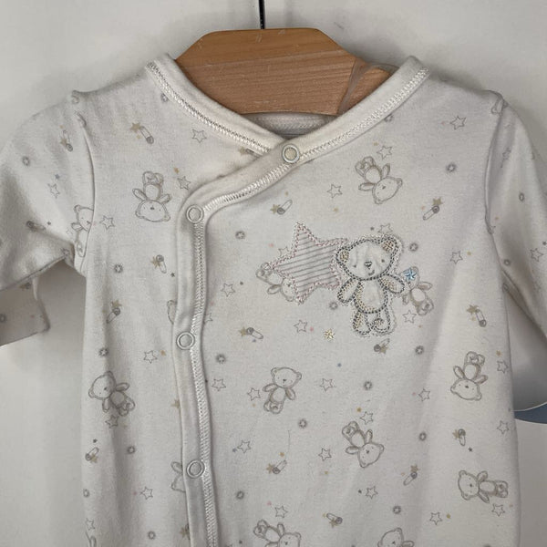 Size NB: Koala Baby White Bear 1pc Footy PJs