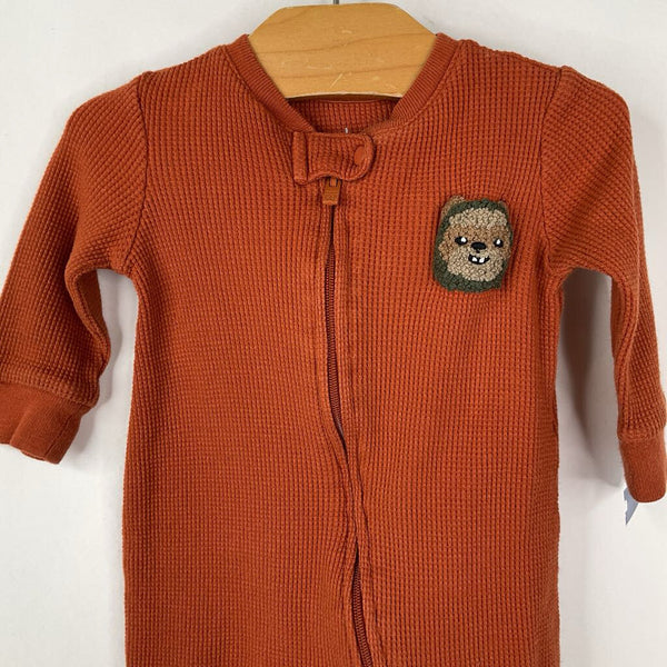 Size 3-6m: Gap Orange "Ewok" Star Wars Onesie