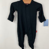 Size Preemie: Magnetic Me Black Footy 1pc PJs