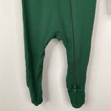 Size Preemie: Kyte Baby Green Zip Up 1pc Footy PJs