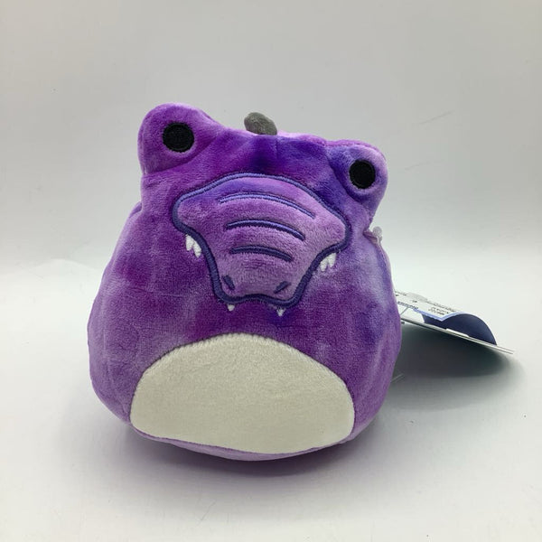 Squishmallow Small Purple Crocodile Plush- NEW W/Tag