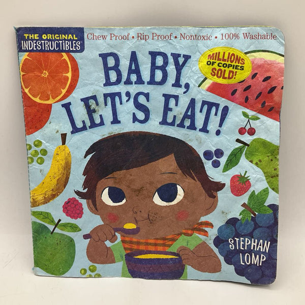 Baby Let's Eat Soft Baby Bath Book