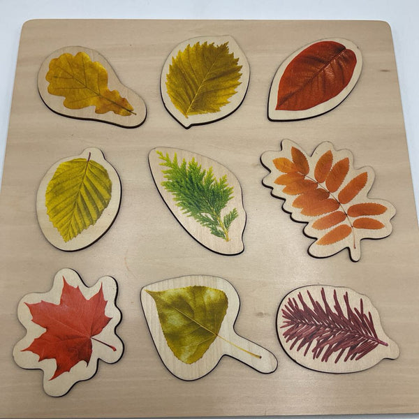 Wooden Leaves Puzzle