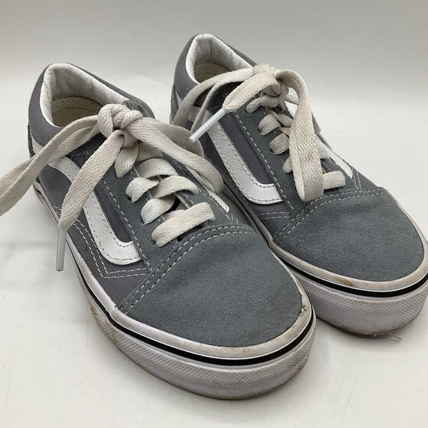Size 12: Vans Grey Lace-Up Sneakers
