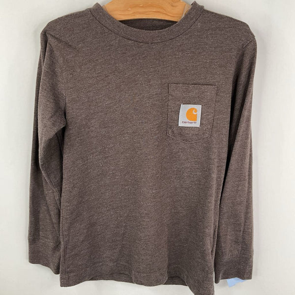 Size 5: Carhartt Brown Long Sleeve Shirt